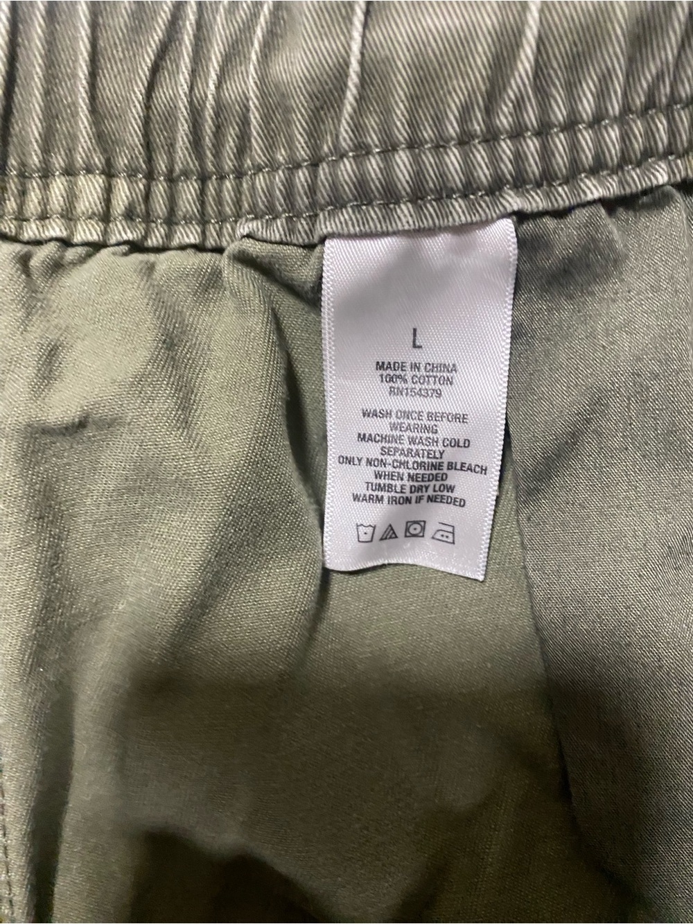 Aeropostale Men's Camo Jogger pants - Olive Green - Picture 10 of 13